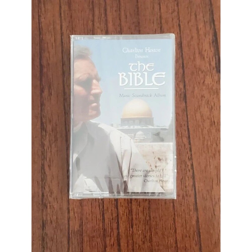 Charlton Heston Presents The Bible Music Soundtrack Cassette 1993 NEW Sealed